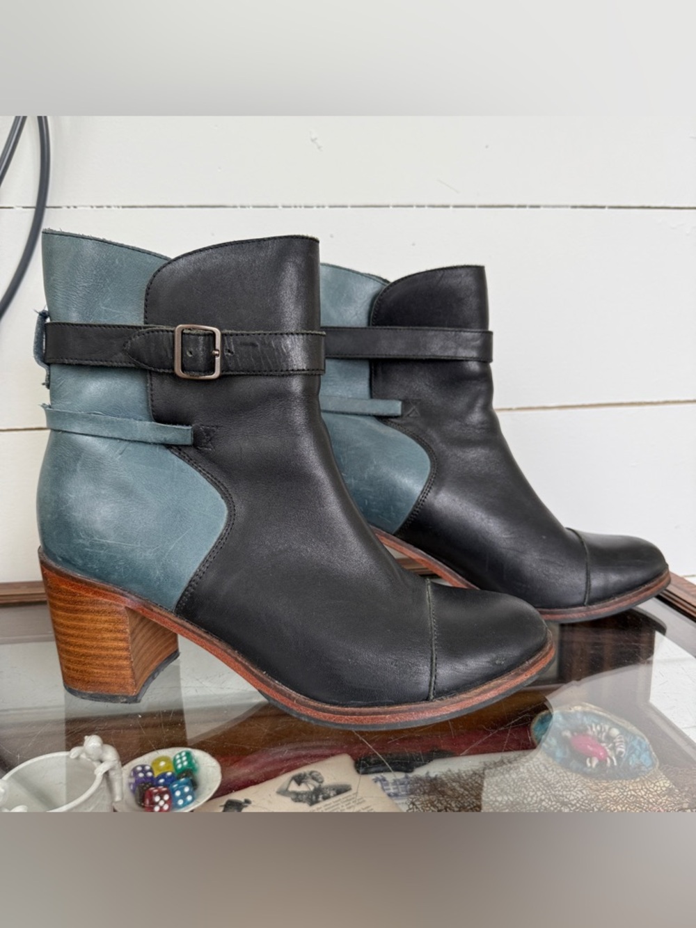 Wolverine Women's 1000 Mile Samantha Pleet Boots 11B Black And Blue